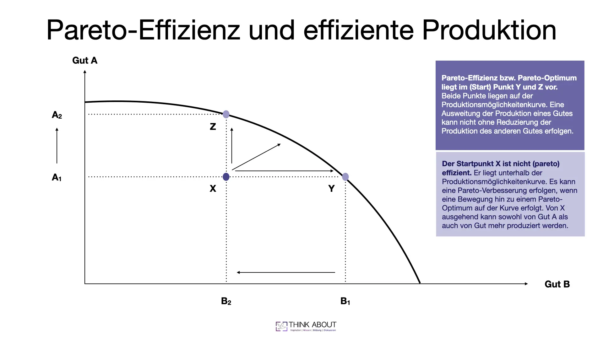 pareto-effizienz und effiziente Produktion